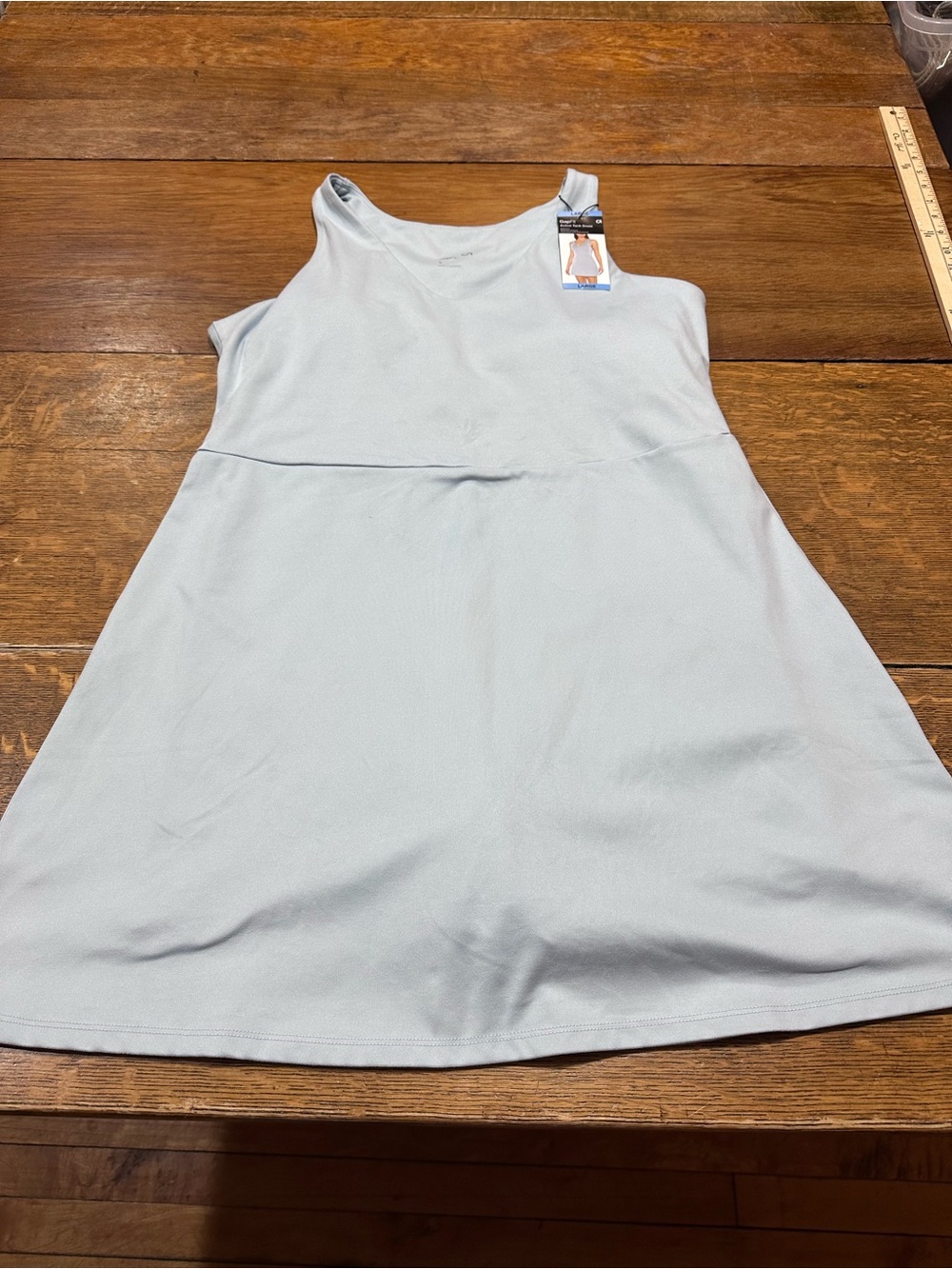 GAP NWT Pale Blue athletic skort dress sz Large easy bathroom